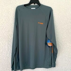 COLUMBIA UPF 50 OMNI-WICK LONG SLEEVE SHIRT SIZE M